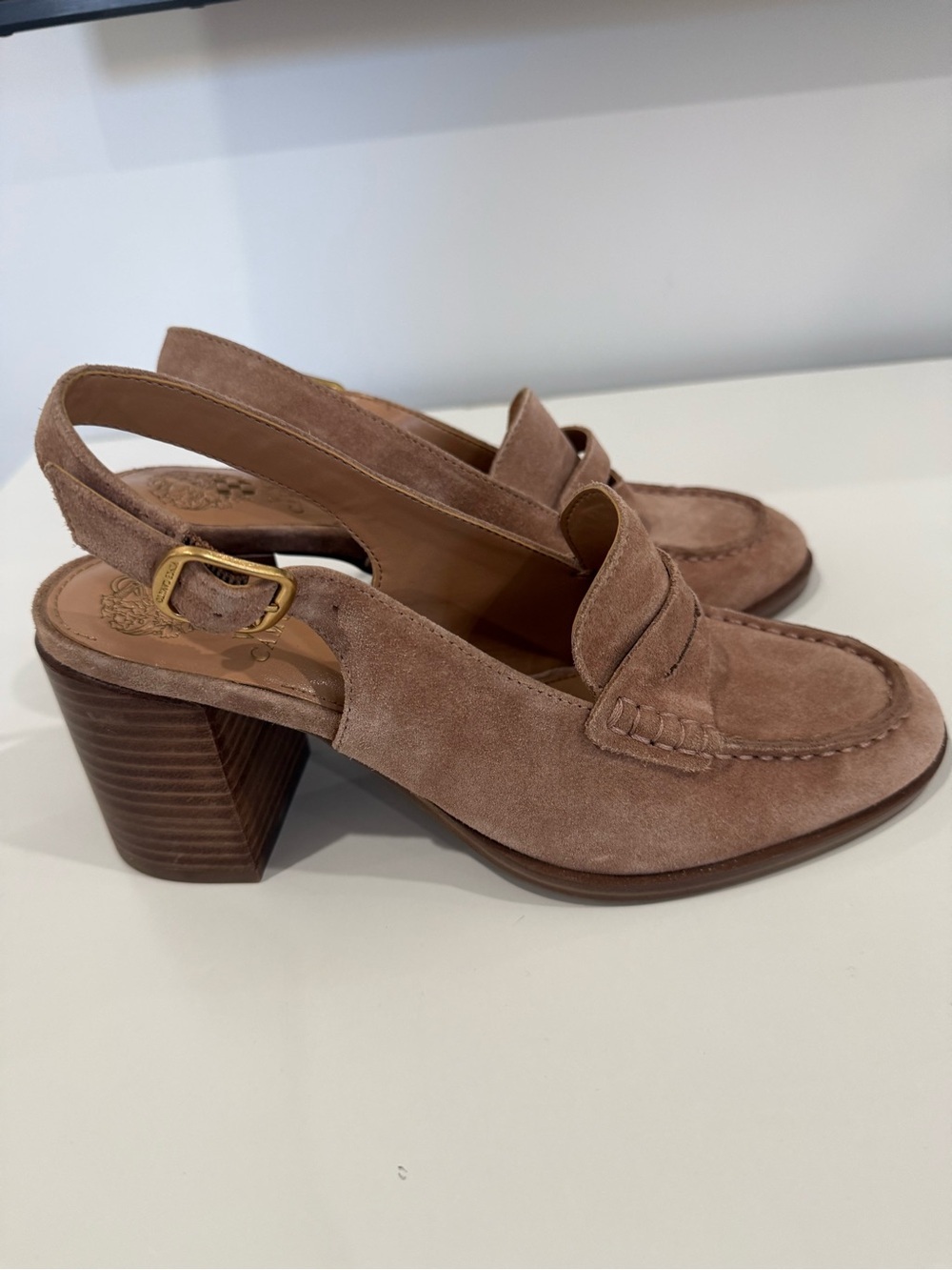 NWOB Vince Camuto Vince Camuto Women's Gemma Slingback Loafer Pumps size 8 - Picture 7 of 11